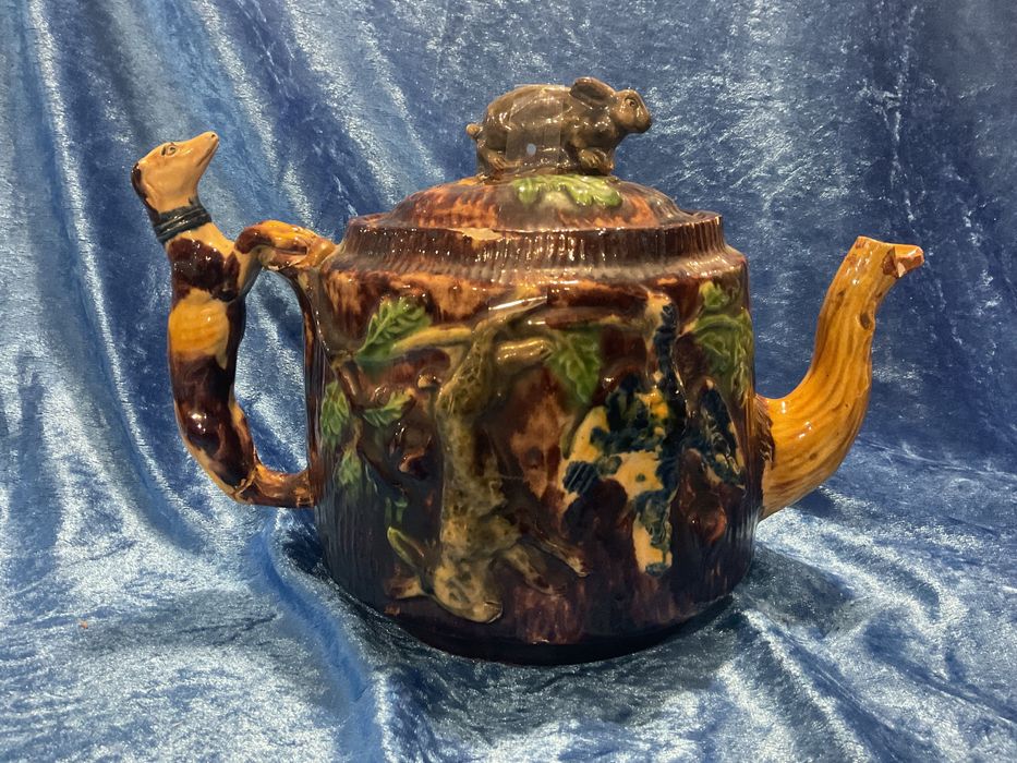 Caldas tea pot faiences poterie 24x17 cm