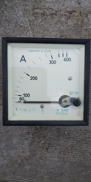 Амперметр на 600 А СССР