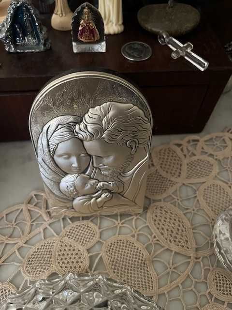 Quadro prata de lei - Presepio