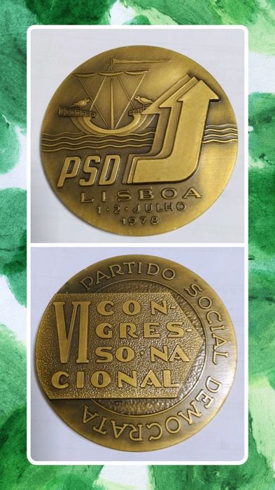 Medalha do PSD 1978, do VI Congresso Nacional