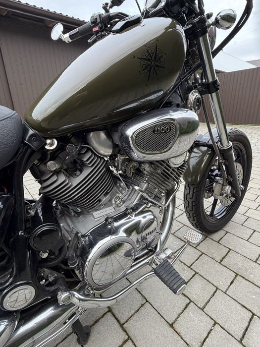 Yamaha XV 1100 Virago Army Style Bobber