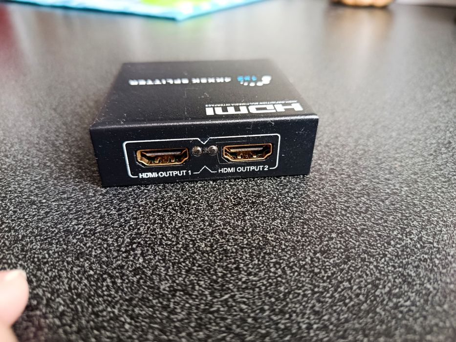 4K entrada HDMI com saída de 2 HDMI Splitter