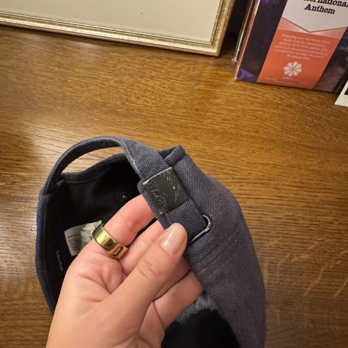 Granatowa męska czapka Calvin Klein oryginalna z daszkiem Ralph