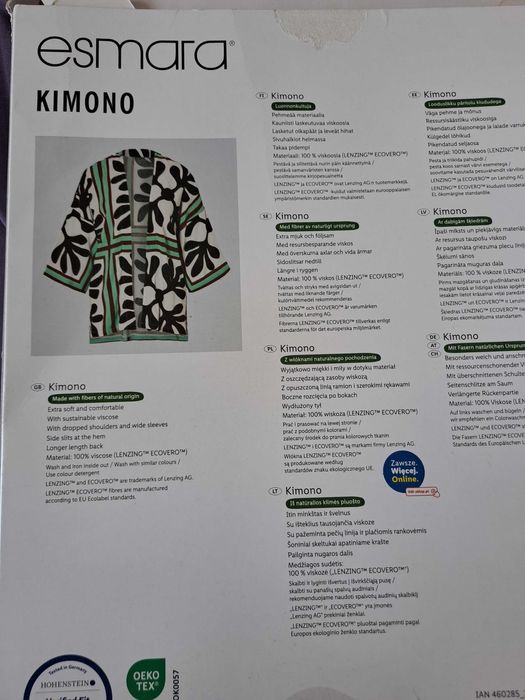 Lidl Esmara Kimono w etniczne wzory