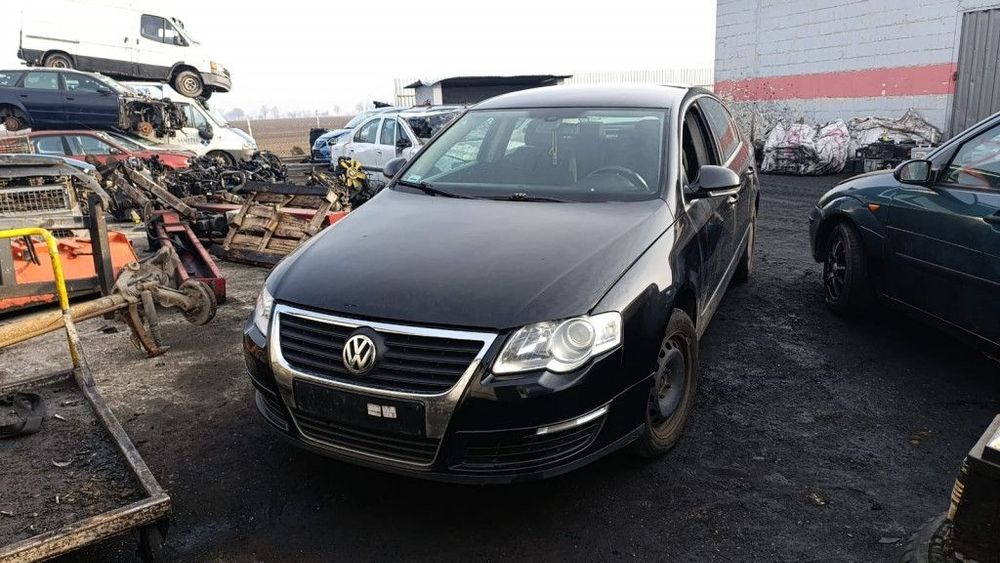 35951 VW passat B6 2007 rok model od 05-10 silnik 2.0 TDI BKP 140 km skrzynia 6 JLU lakier LC9X