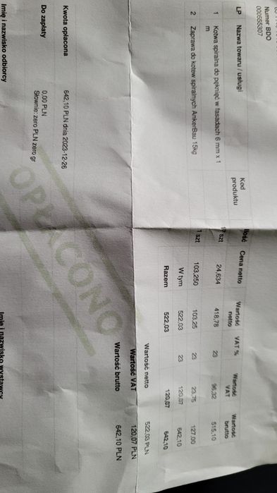 Zaprawa ankerbau i kotwy