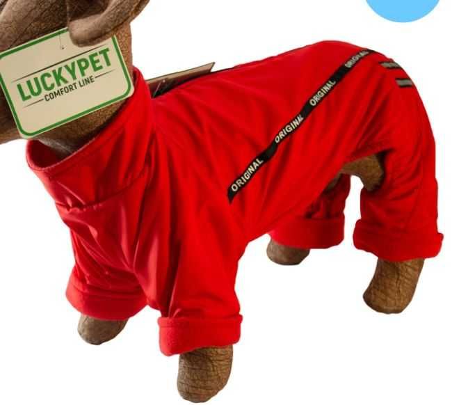 комбінезон для собаки червоний розмір 3