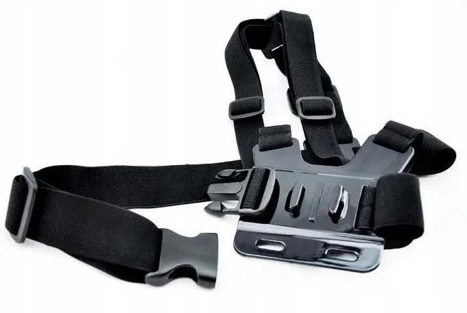 Zestaw sportowy szelki do GoPro, SJCAM, EKEN, Xiaomi + 2 j-hook