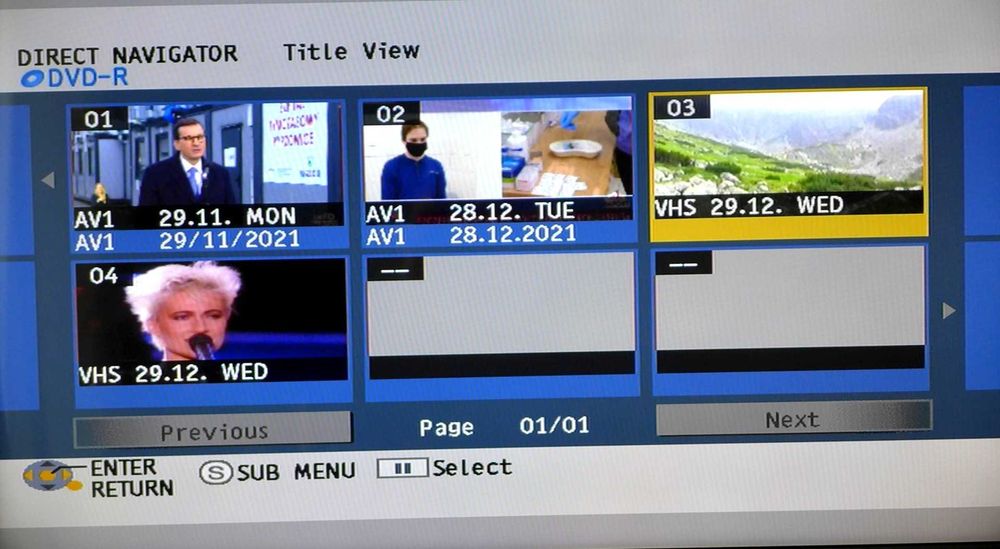 Nagrywarka VHS/DVD, Panasonic DMR-ES35, sprawna 100%, copy VHS