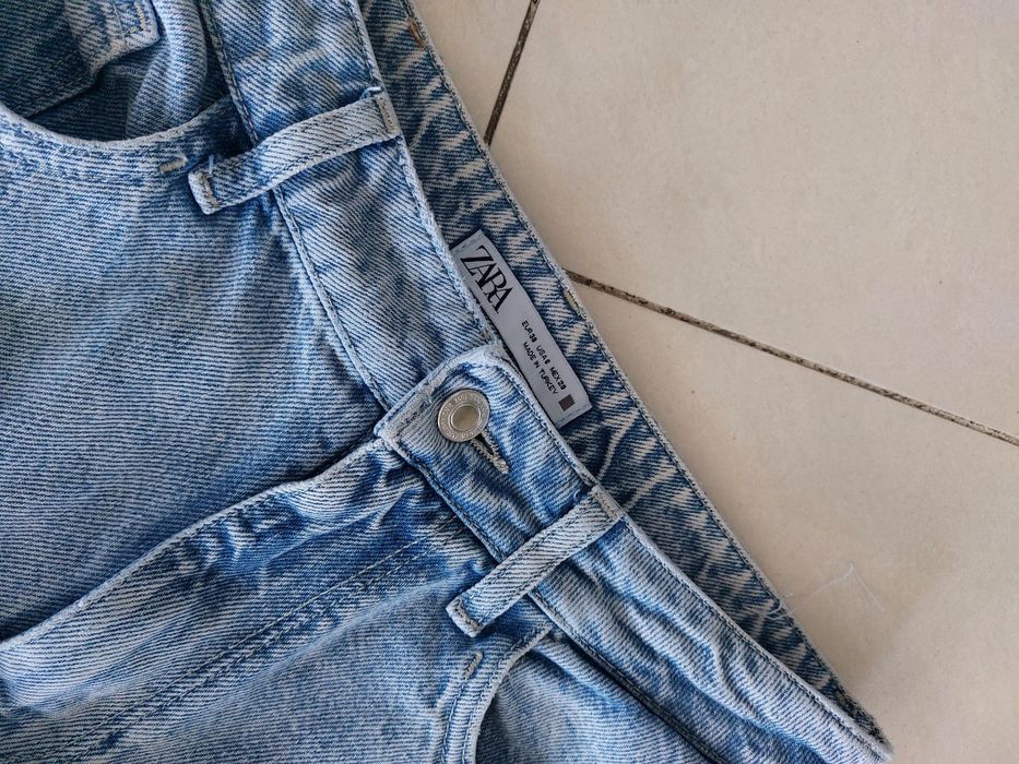 ZARA jeansy mom fit straight 38 M