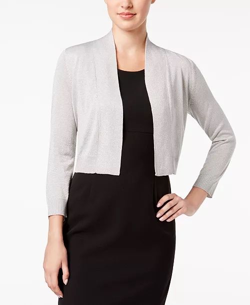 Srebrne bolero bolerko kardigan Calvin Klein rozmiar M