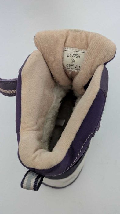 Botas de neve para criança, tamanho 30