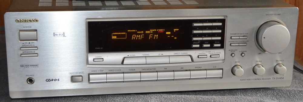 Amplituner A/V 5.1   ONKYO TX-SV454  srebrny