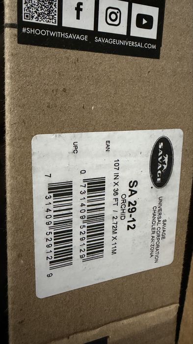 Rolo papel de fundo fotografia Savage