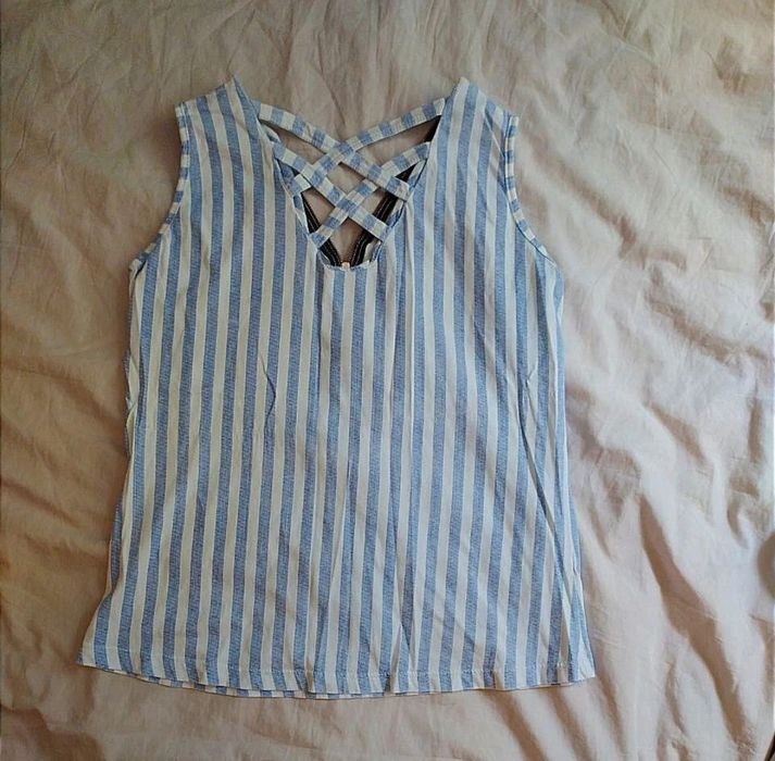 Bluzka damska w paski T-shirt  s 36 m 38