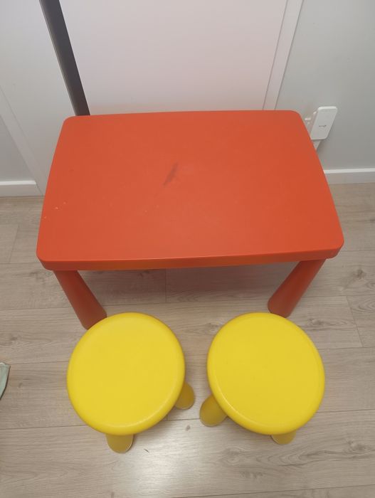Zestaw plastikowy ogrodowy Ikea Mammut.