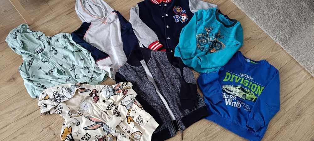 Zestaw bluz bluza chłopięca chłopiec 122/128