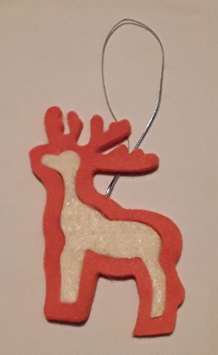 30 Enfeites para árvore de Natal, em feltro