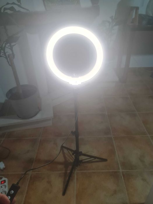 Ring light com tripé novo