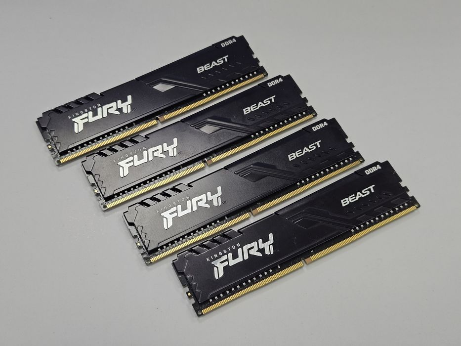 Pamięć RAM DDR4 32GB Kingston Fury Beast 2666MHz XMP CL16 (4x8GB)