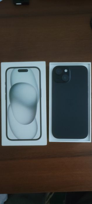 Iphone 15 128 gb black e-sim usa на гарантії