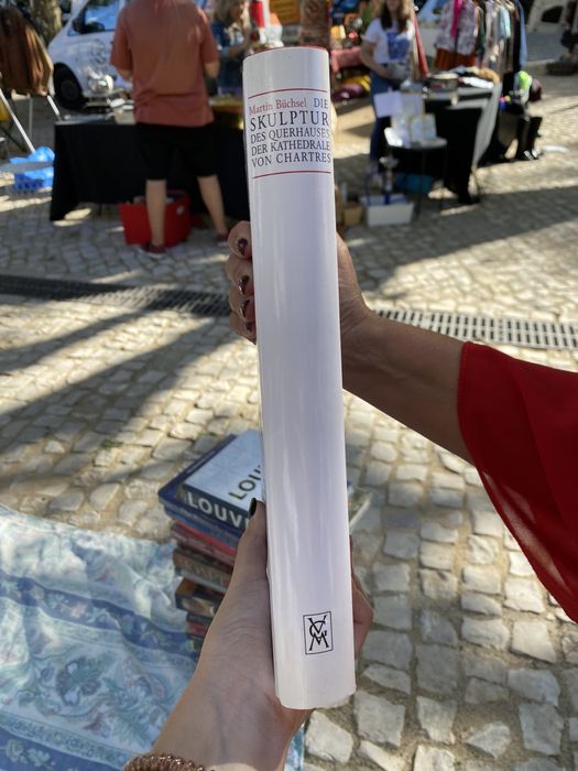 Die Skulptur des Querhauses der Kathedrale von Chartres