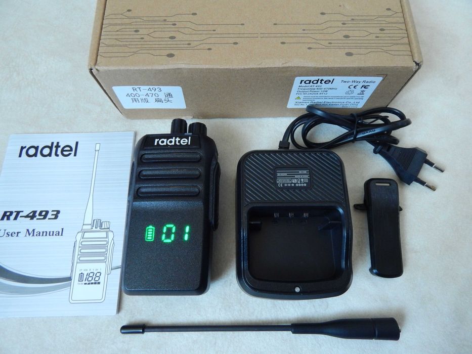 Рация Radtel RT-493.  10 Вт.  IP67.