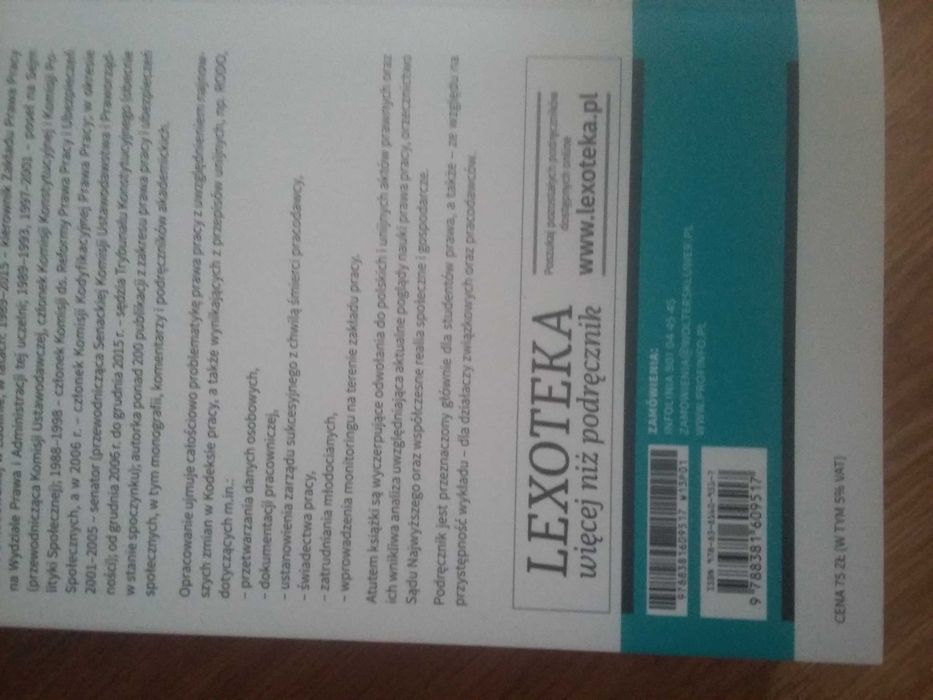 Prawo pracy T. Liszcz 2019