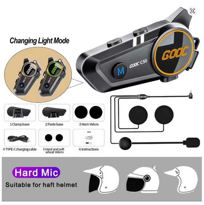 Auriculares Bluetooth Capacete