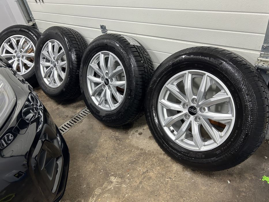 Koła aluminiowe plus opony zimowe Audi Q5 17 cali