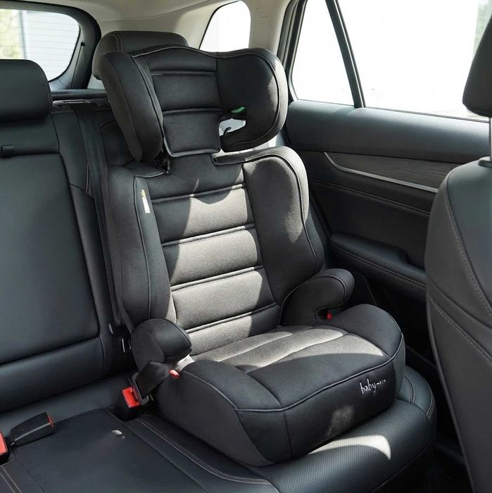 Fotelik Samochodowy 15-36 kg 100-150 cm NOWY Czarny Dla Dziecka Mocny