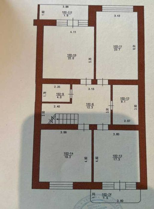 Багатокімнатна квартира за адресою вул. Шолуденка (площа 270 м²) - Atlanta.ua - фото 19