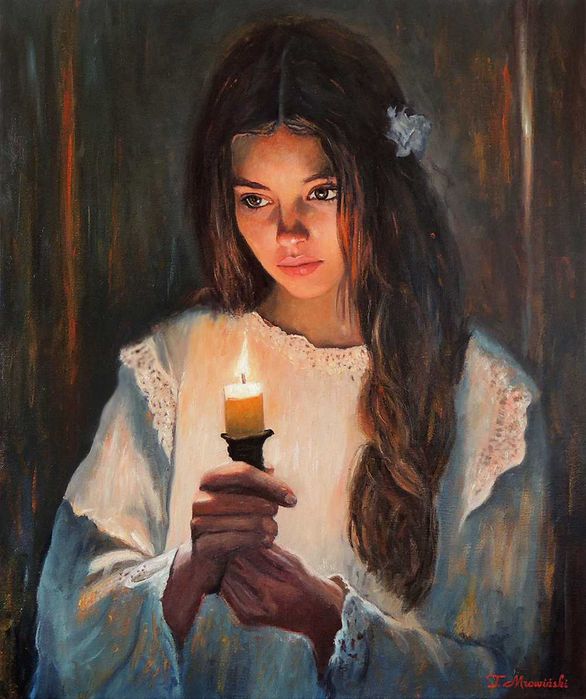 Portret olejny Tomasz Mrowiński portrety na zamówienie