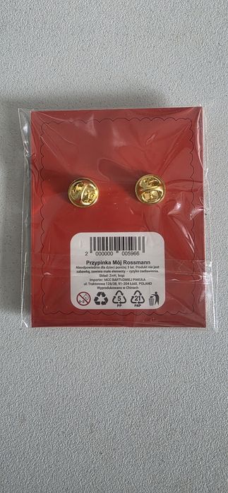 Przypinka pin Rossmann nowe