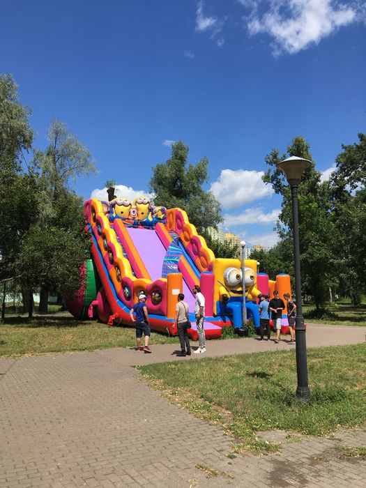 Продам горку батут (большая)