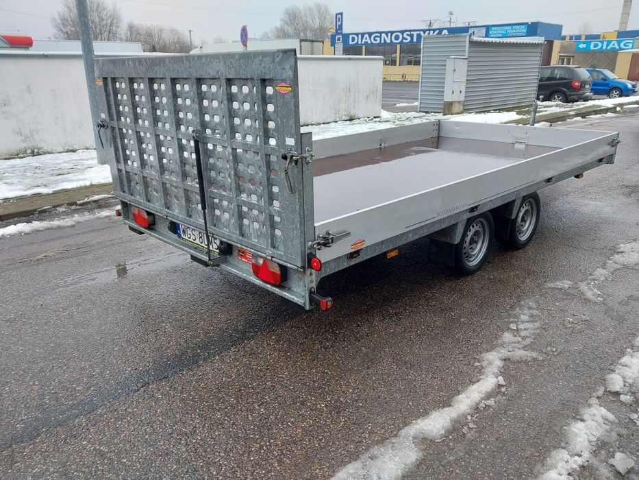 Przyczepa laweta uchylana platforma Bockmann  3000 DMC 2018r Rampa