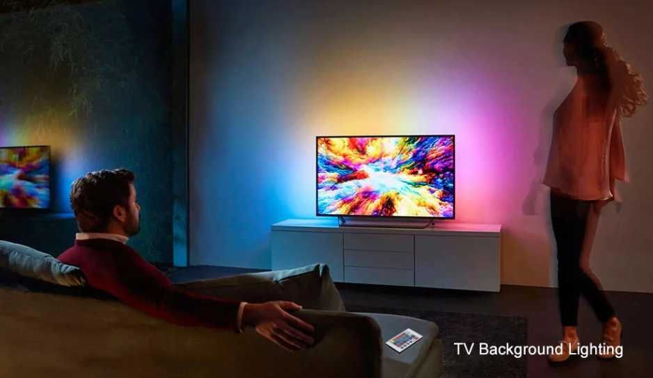 Fita Led RBG para TV com comando