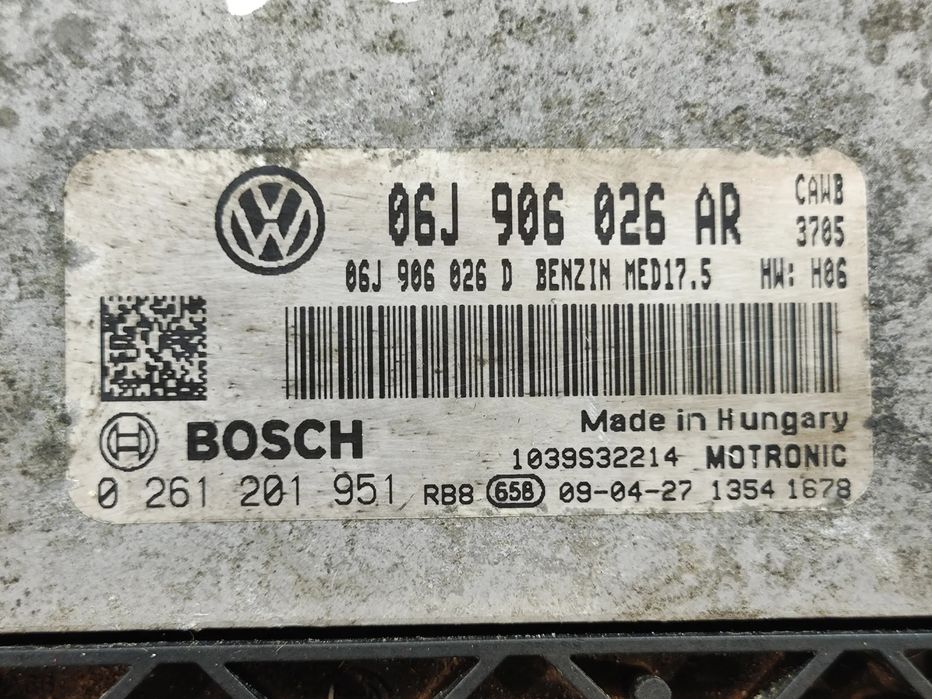 Centralina Motor Bosch VWAG Audi VW Volkswagen 2.0 TFSI 16v 200cv CAW