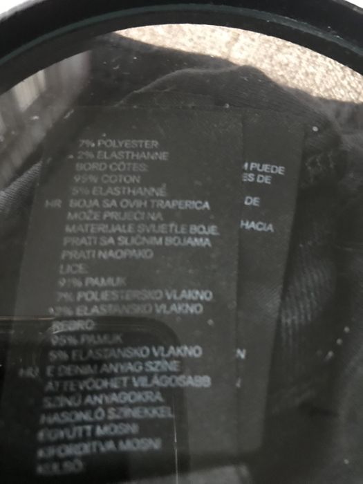 Dżinsy czarne ciążowe r.M