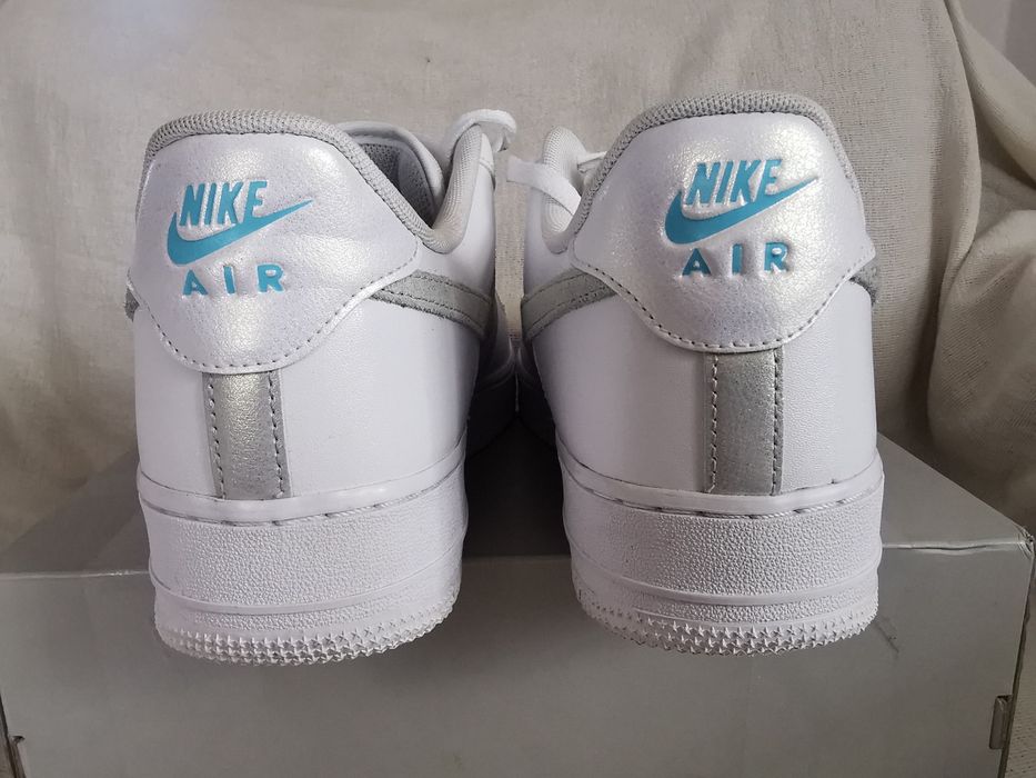 Nike Air Force 1 '07 Glacier Blue buty sportowe sneakersy Idealny stan