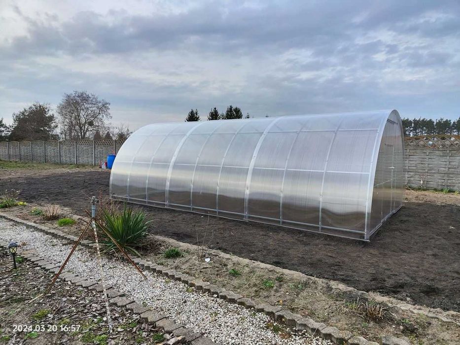 Szlarnia ogrodowa, tunel z poliwęglanu 3x4,3x6,3x8, obniżki, 3 GRATISY