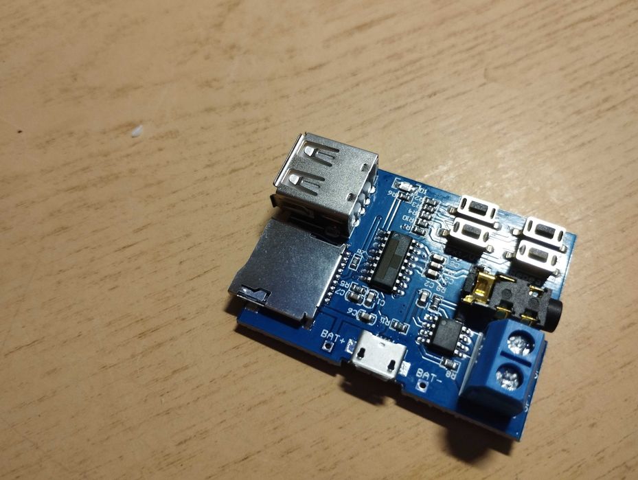 USB MicroSD TF MP3 модуль програвач 3.7-5.5