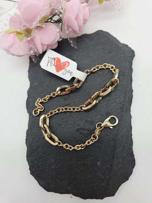 Złota Bransoletka Próba 585 Waga 3,59g Długość 19,5cm
