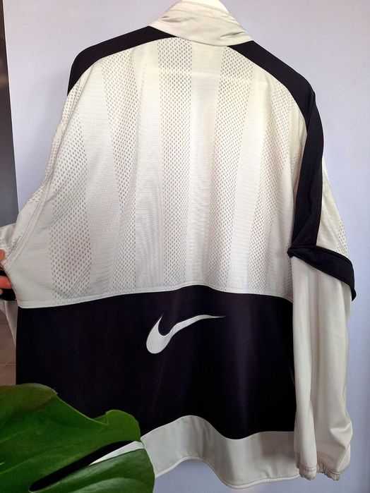 Bluza sweter kurtka dres NIKE czarno biała XL