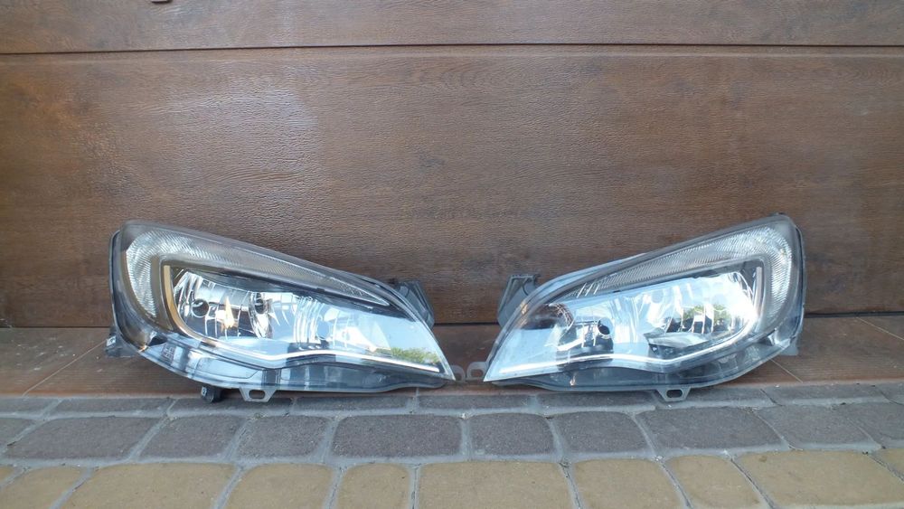Lampa przednia lewa Opel Astra J IV  Chrom