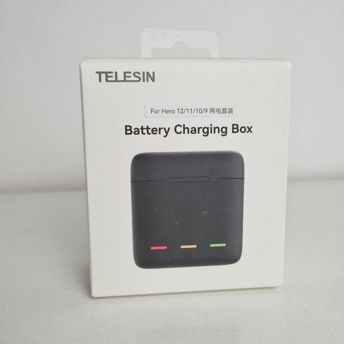 TELESIN зарядний пристрій та акумулятори  для GoPro Hero 12 / 11 / 10