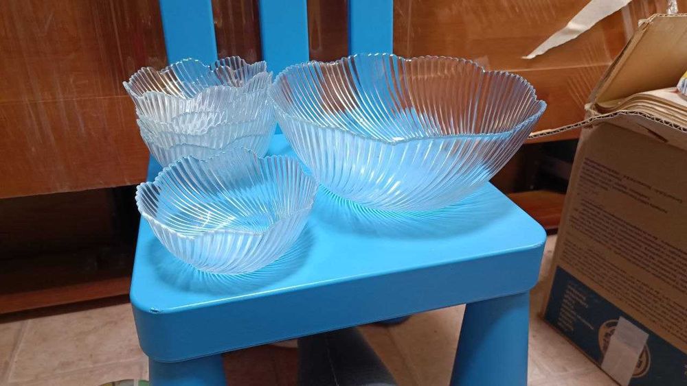 Pasabahce Aurora Bowl 33cm + Taças