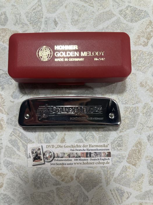 Губна гармошка Hohner Golden Melody A-major M542106