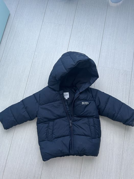 Casaco Boss azul escuro 12 meses