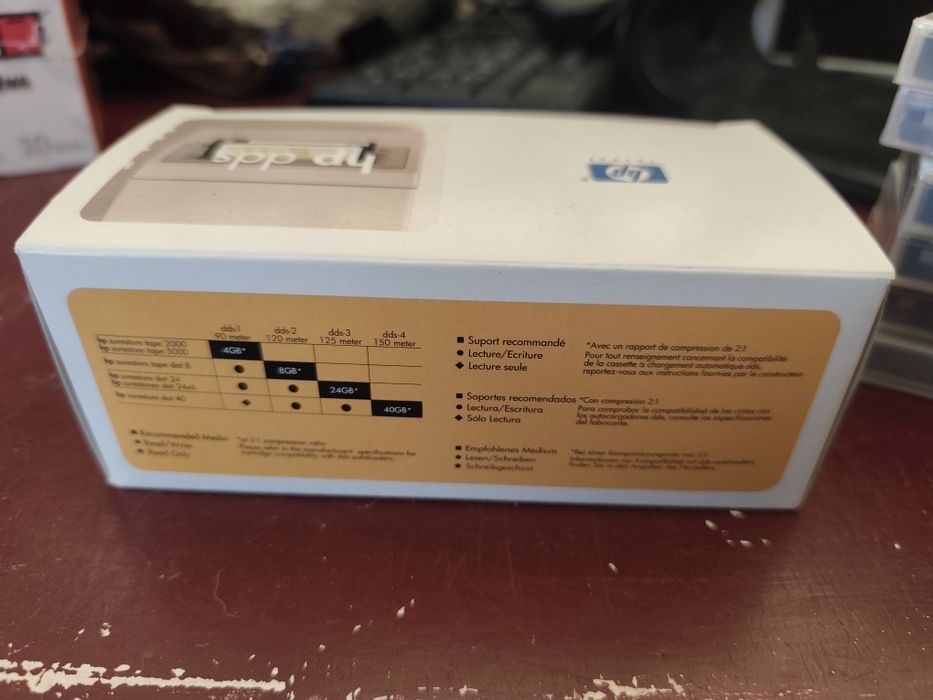 Cartuchos HP dds, SDLT, DAT 72 e DDS/DAT NOVOS